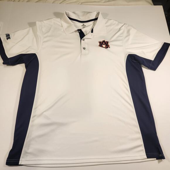KA Knights Apparel Other - Auburn Tigers Polo Shirt Mens XL Short Sleeve KA Knights Blue Colorbock Stretch
